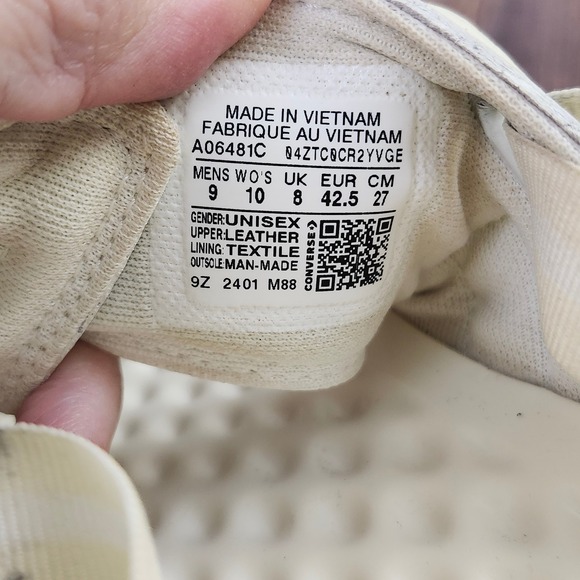 Converse Run Star Utility Platform‎ Sandal Egret L 10 Mens 9 Adjustable Straps - Picture 6 of 12